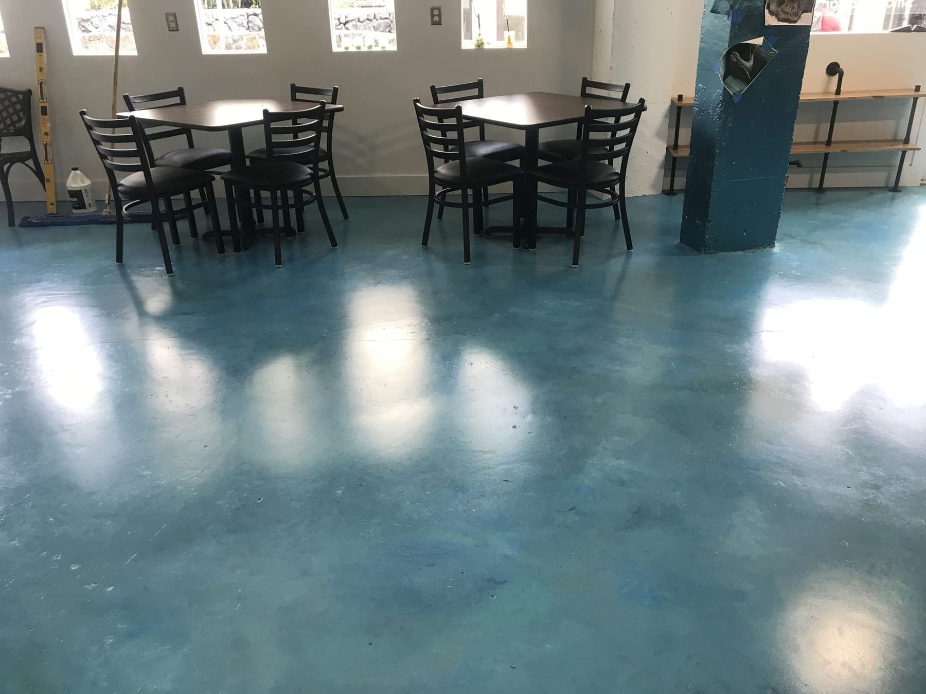 Stained Concrete Floors by Mana Mandala Studio